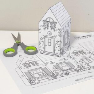 Casas de papel imprimibles